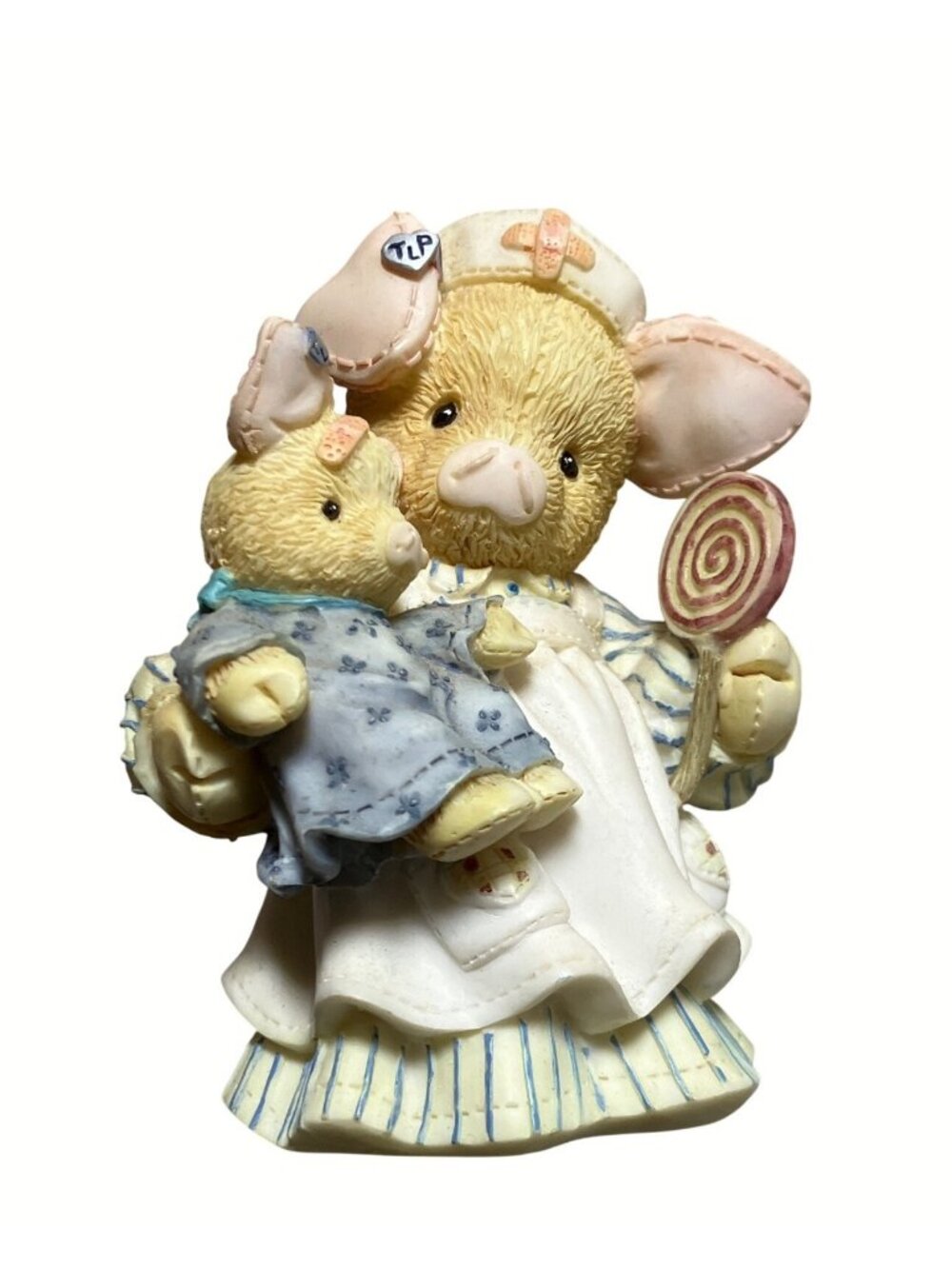 Youll Be Just Swine Figurine By Enesco 1995 Mary Rhyner Nadig Nurse Pig Collecti